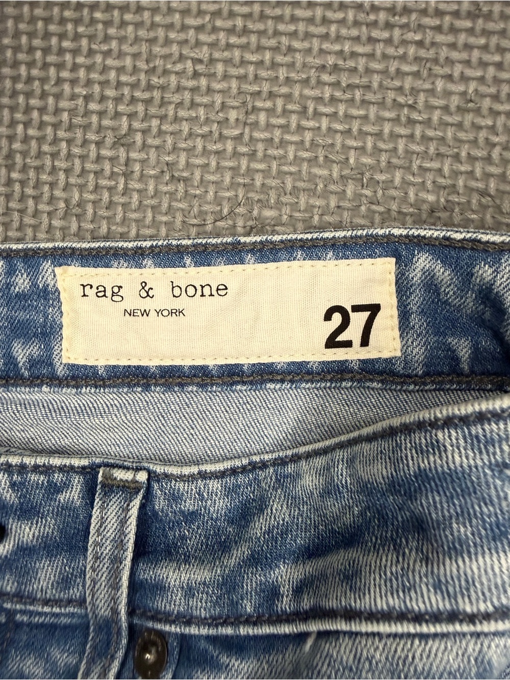 NWT Rag & Bone Charlie High Rise Barrel Jeans Jalen-27-MSRP $278 - Picture 11 of 16